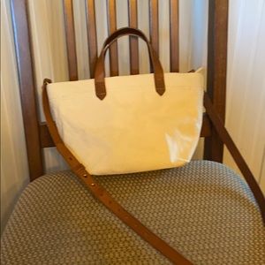 Gently used madewell canvas purse.